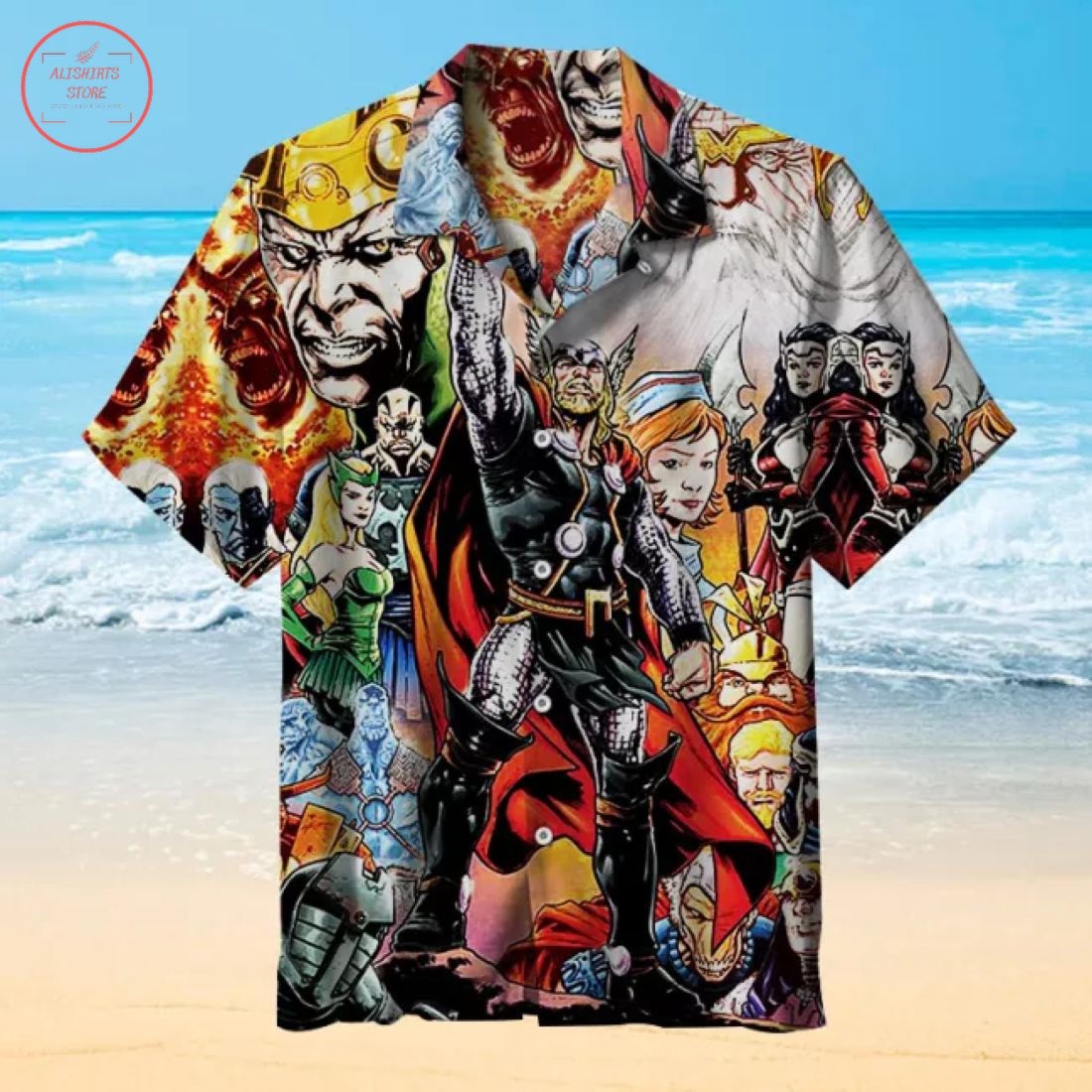Loki and Thor Hawaiian Shirt
