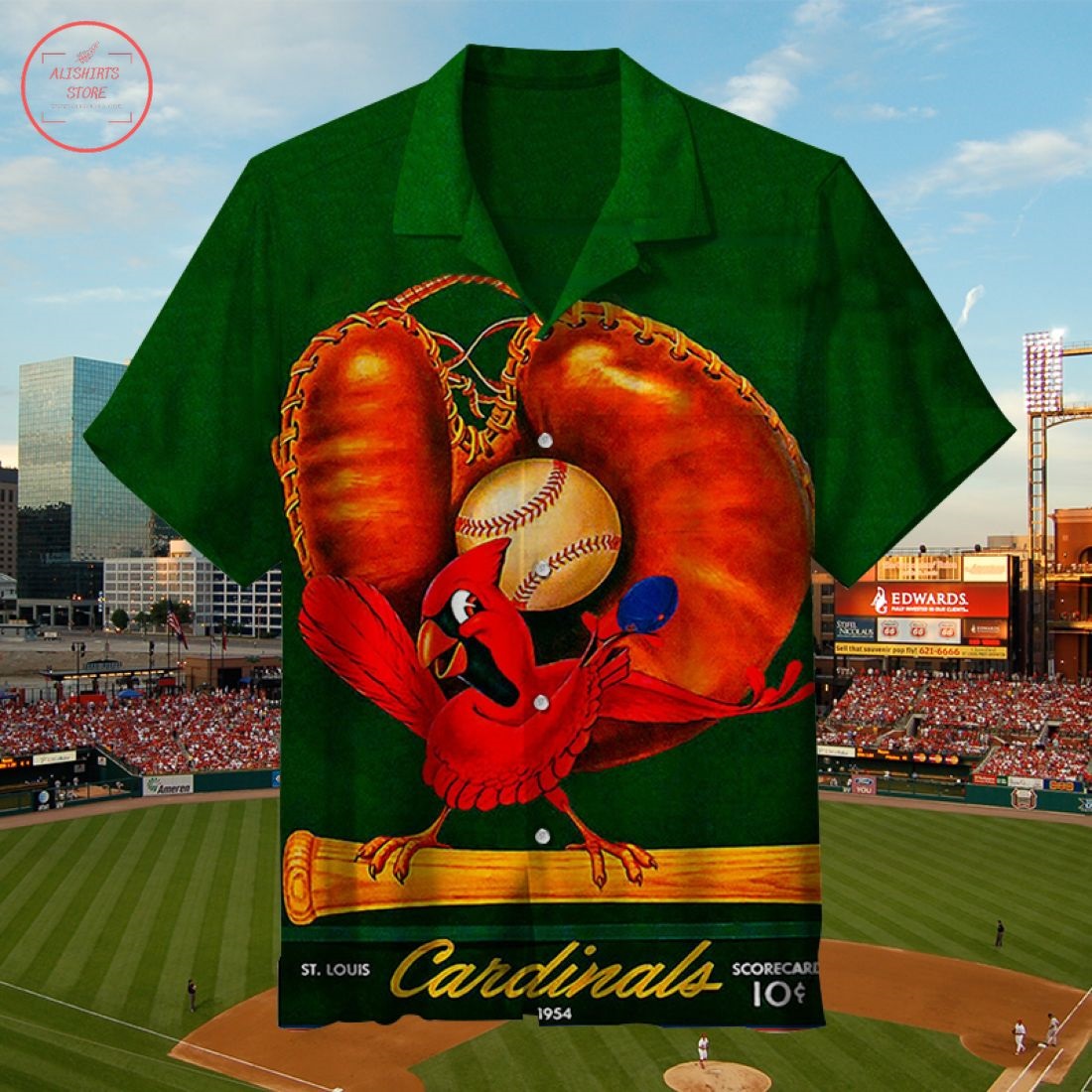 MLB 1954 Saint Louis Cardinals Hawaiian Shirt