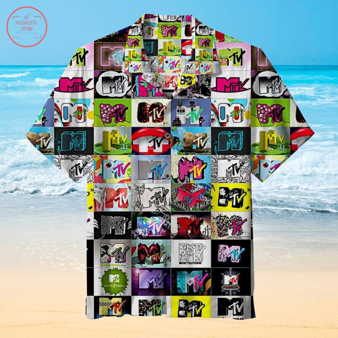 MTV Logo Unisex Hawaiian Shirt