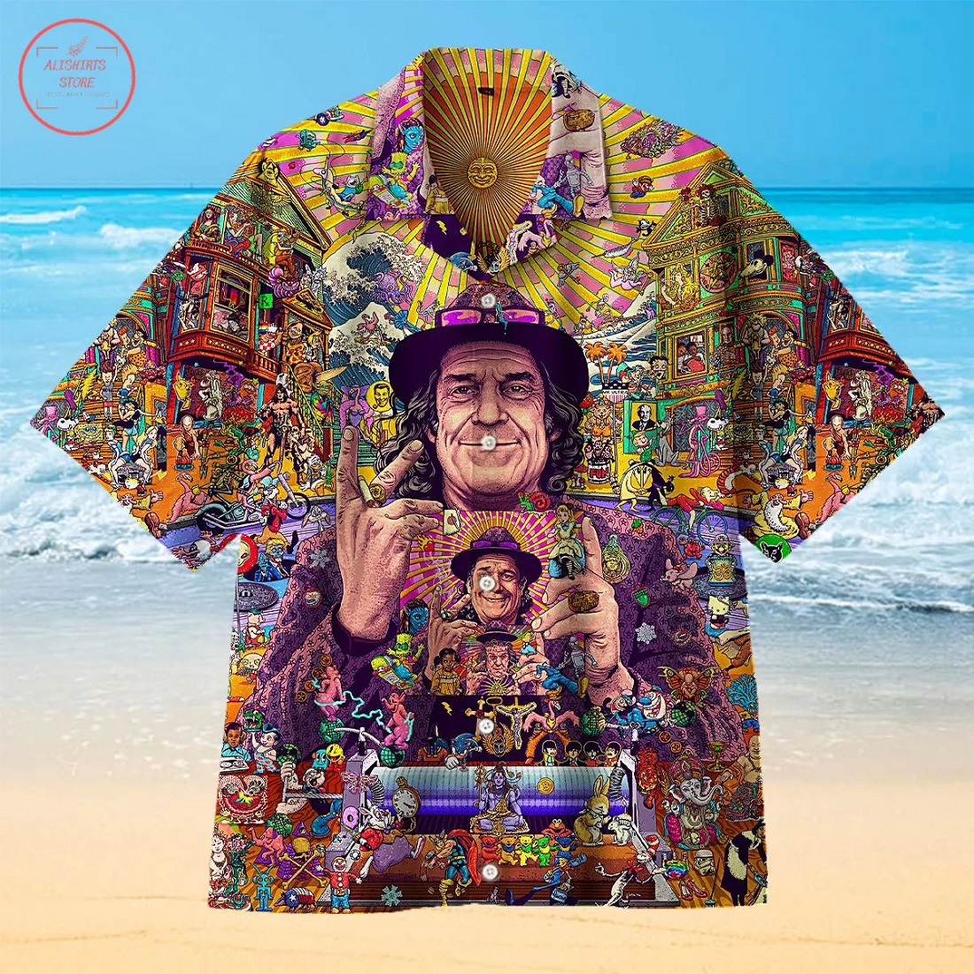 Mark in Blotterland Hawaiian Shirt