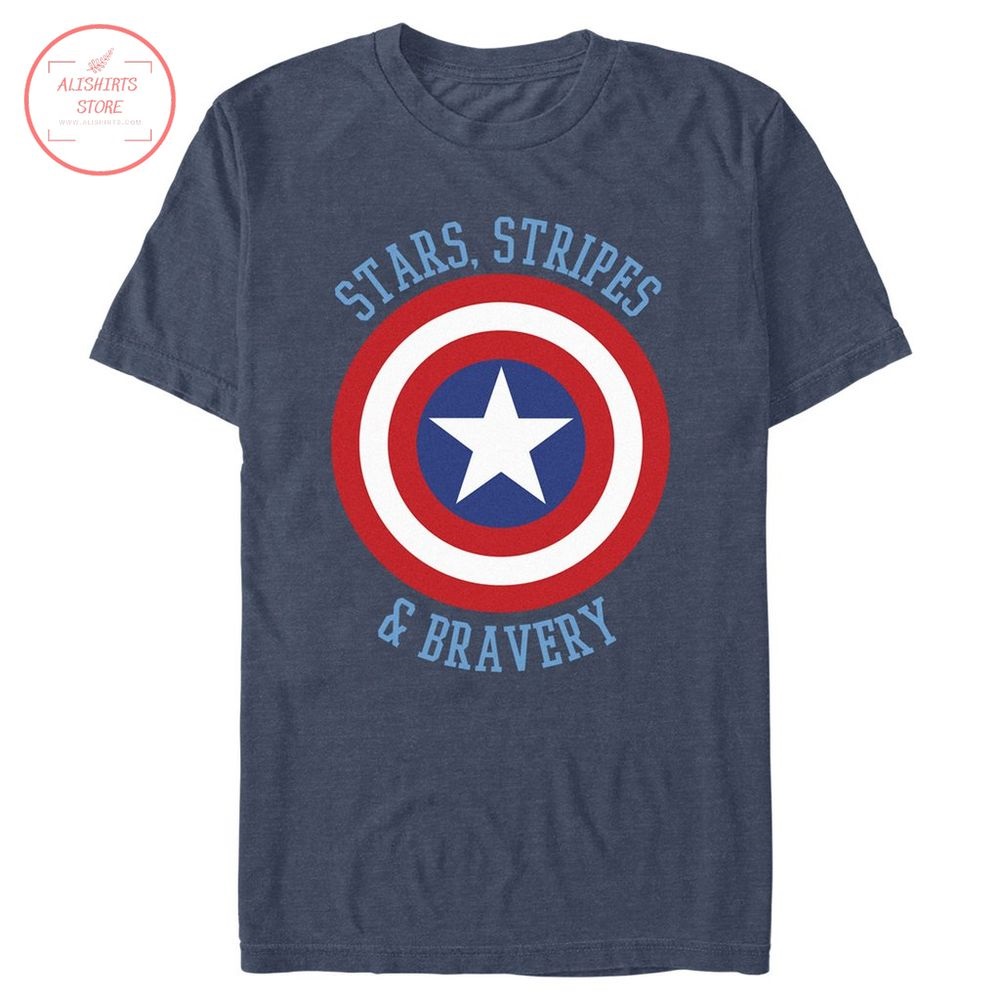 Marvel Avengers Stars Stripes & Bravery Shirt