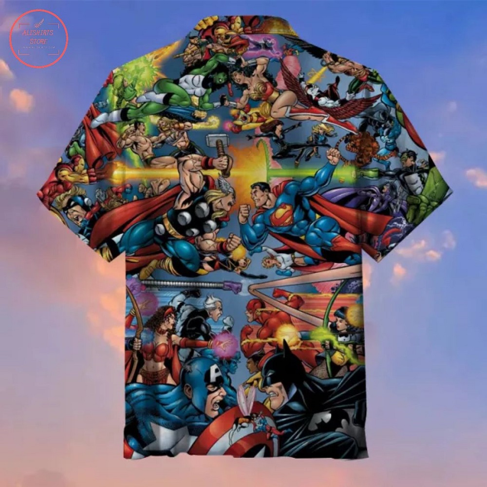 Marvel vs DC Hawaiian Shirt