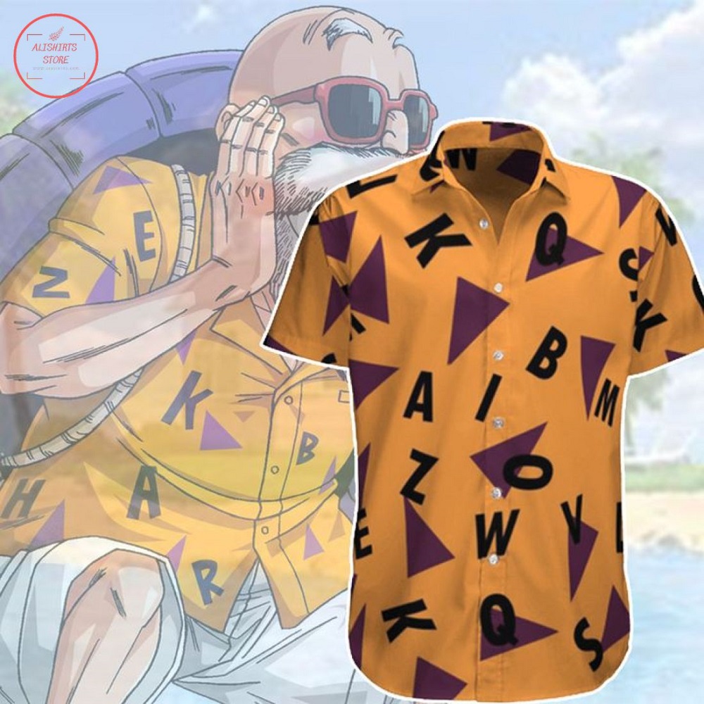 Master Roshi Pattern Hawaiian Shirt