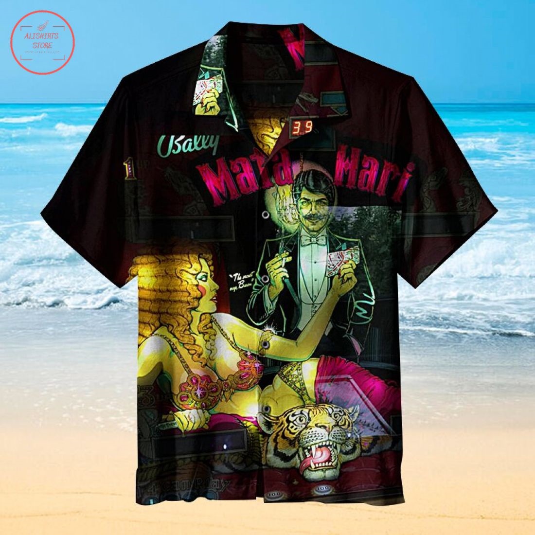Mata Hari Pinball Hawaiian Shirt