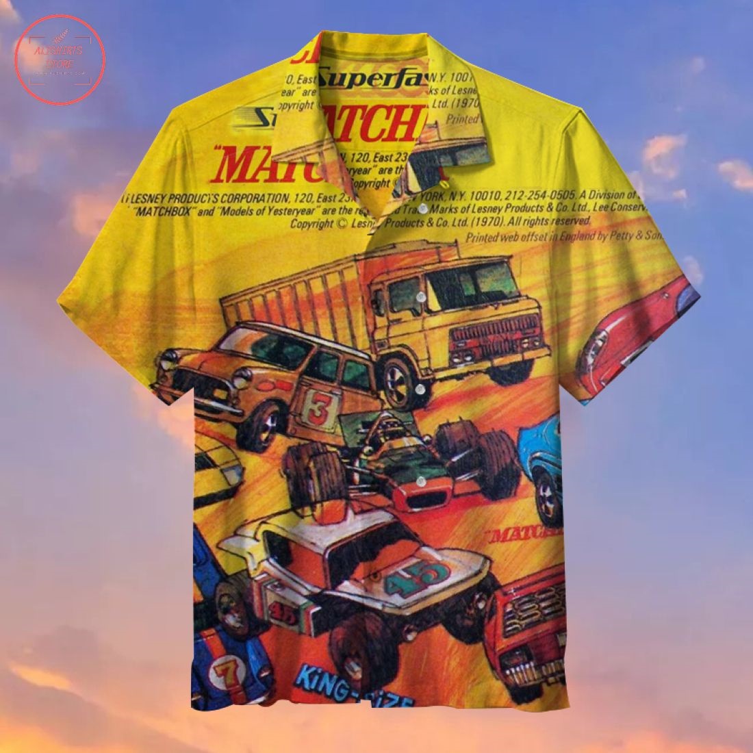 Matchbox cars Hawaiian Shirt