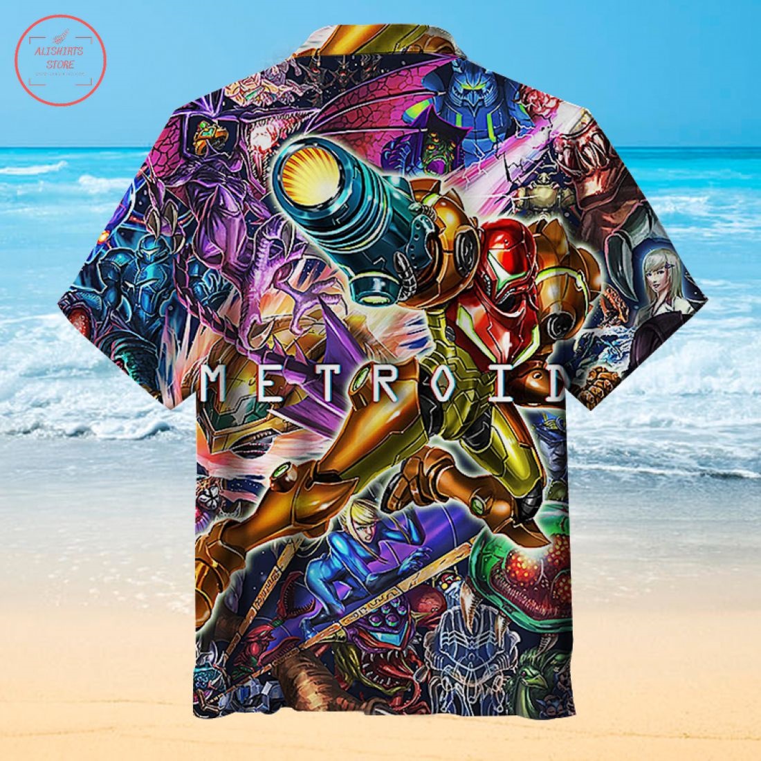 Metroid Dread Hawaiian Shirt
