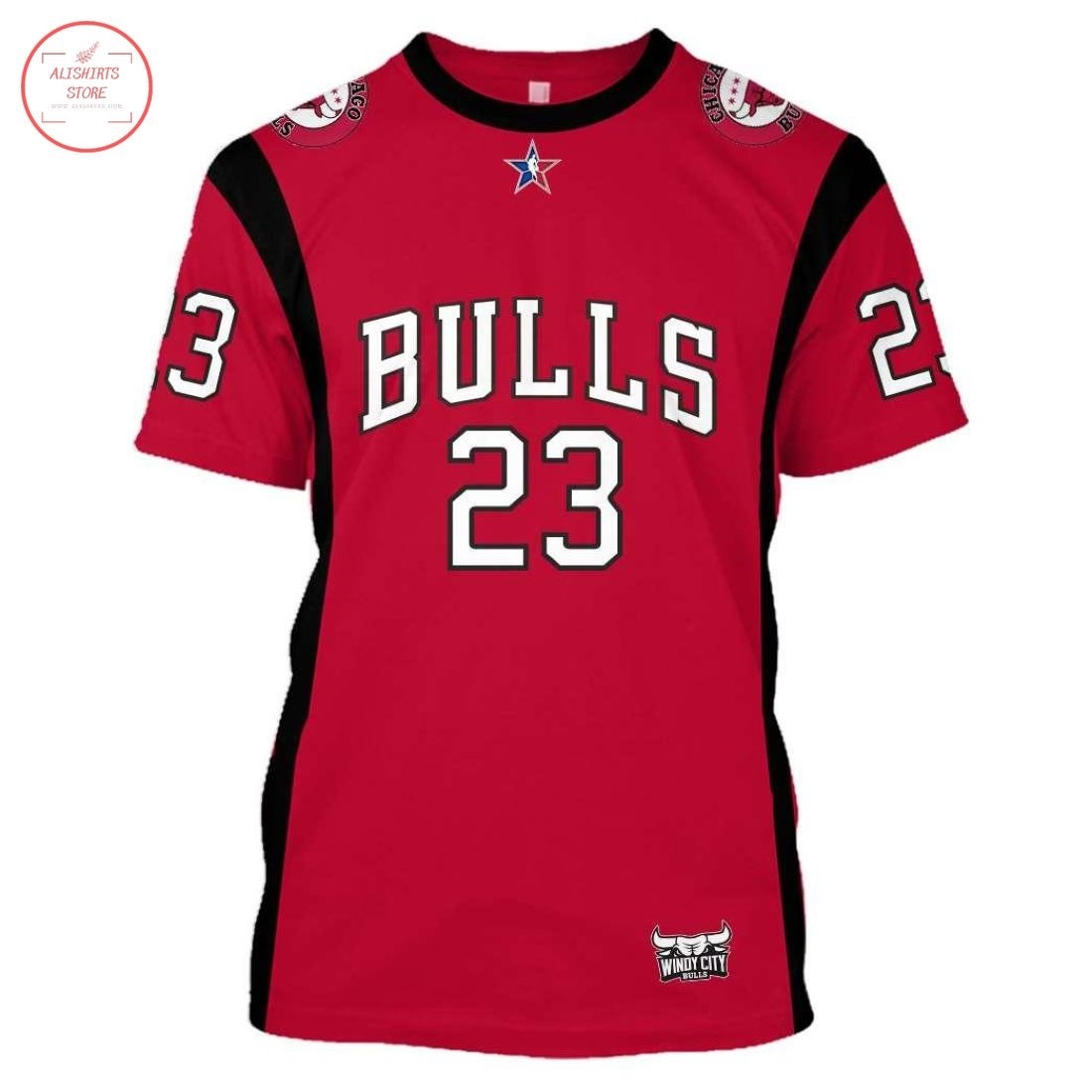 Michael Jordan 23 Chicago Bulls NBA Shirt