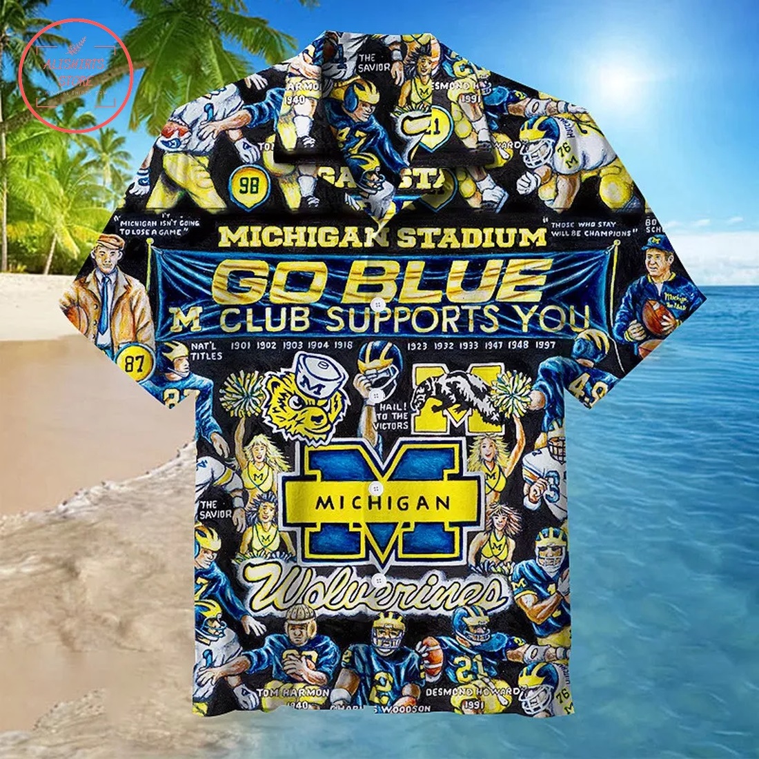 Michigan Wolverines Hawaiian Shirt