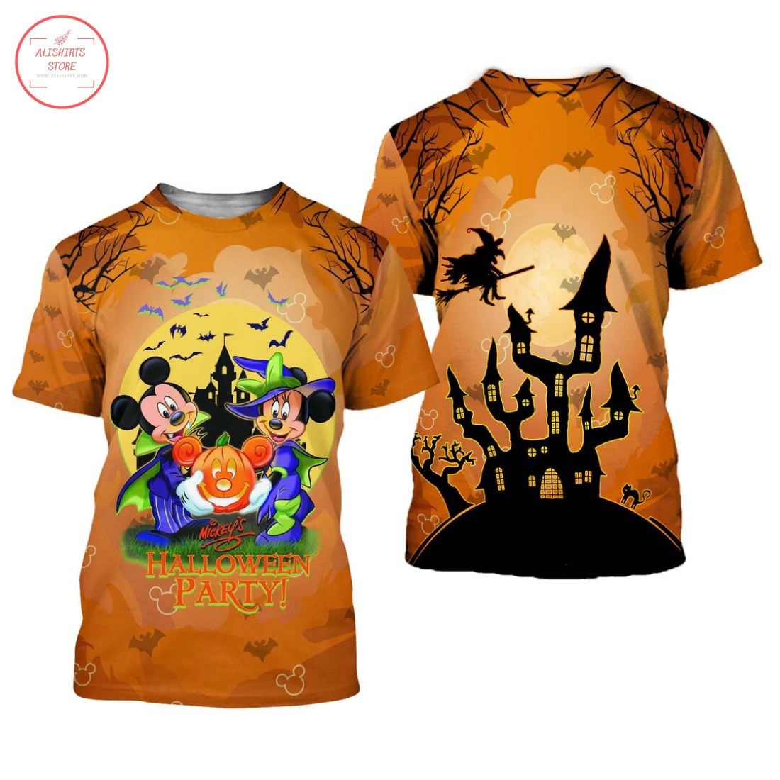 Mickey and Minnie Happy Halloween Shirt