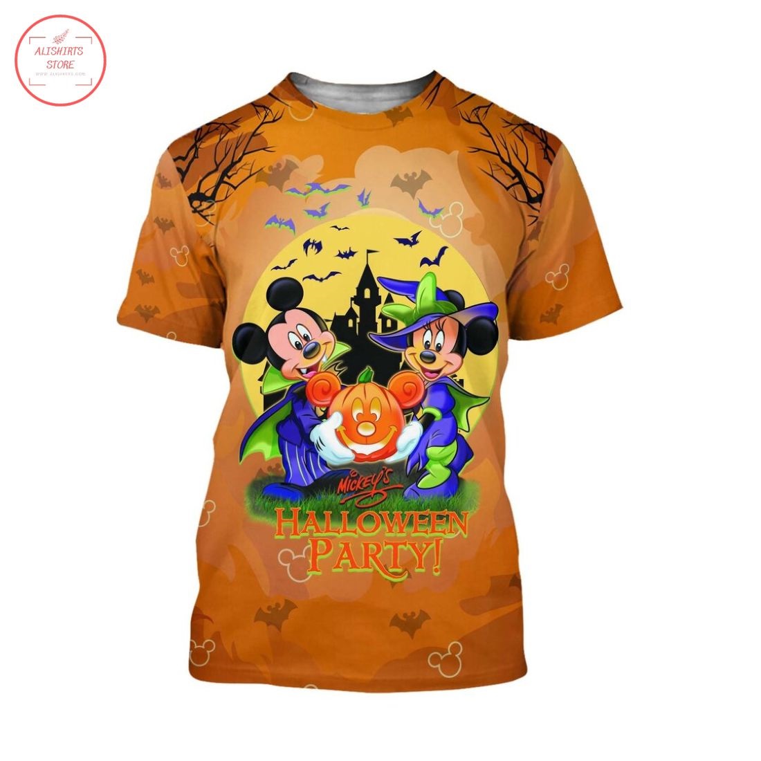 Mickey and Minnie Happy Halloween Shirt