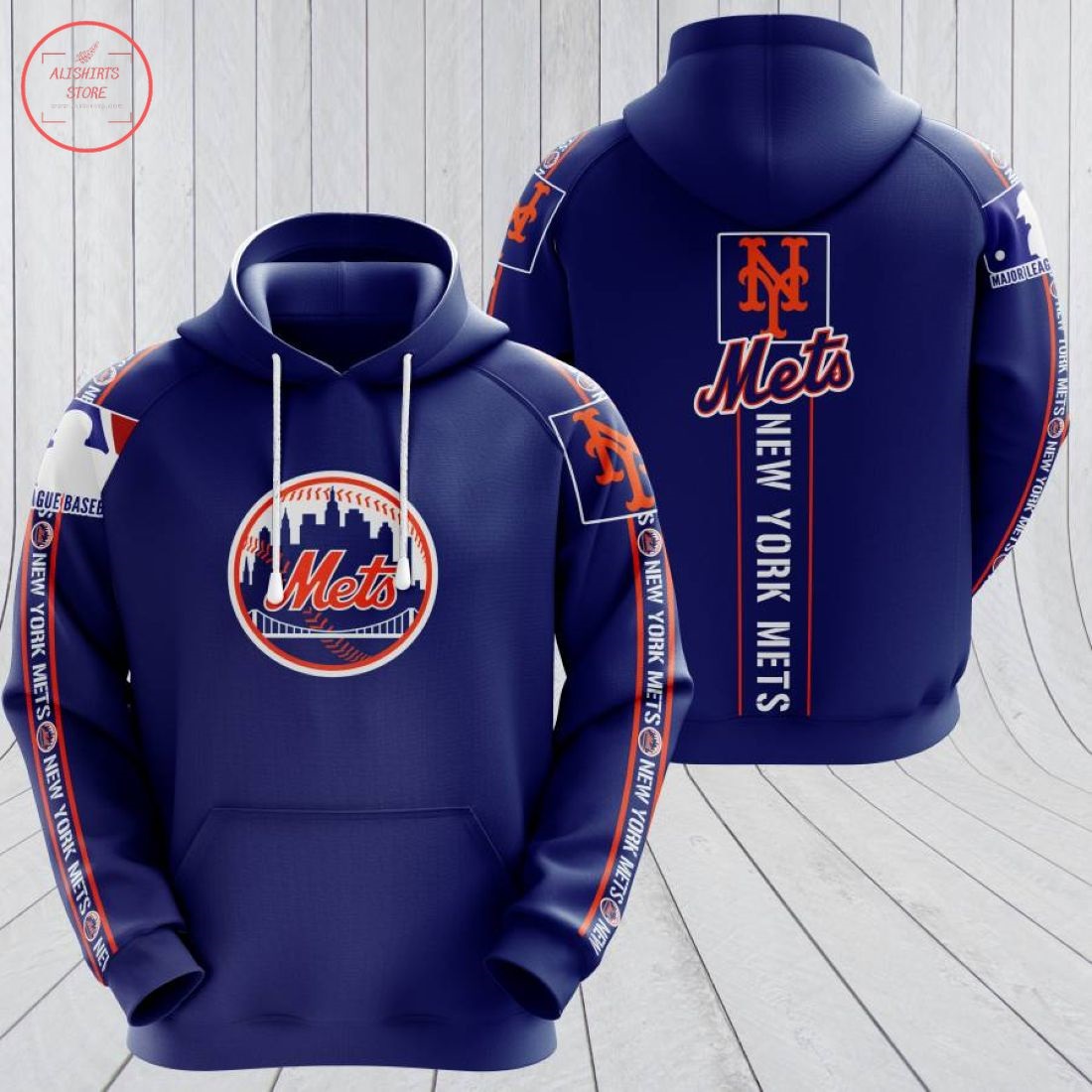 Mlb New York Mets Baseball Hoodie