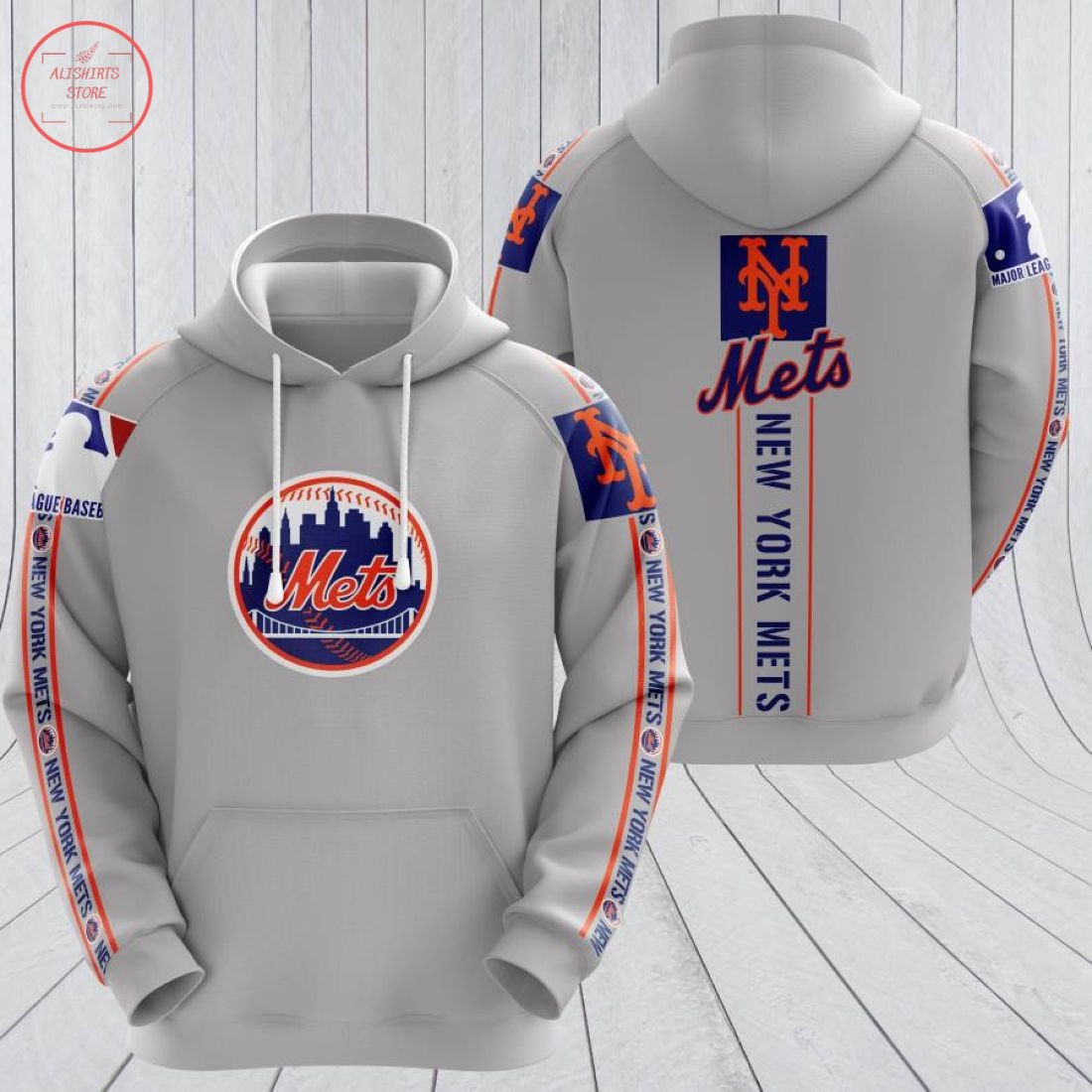 Mlb New York Mets Baseball Hoodie