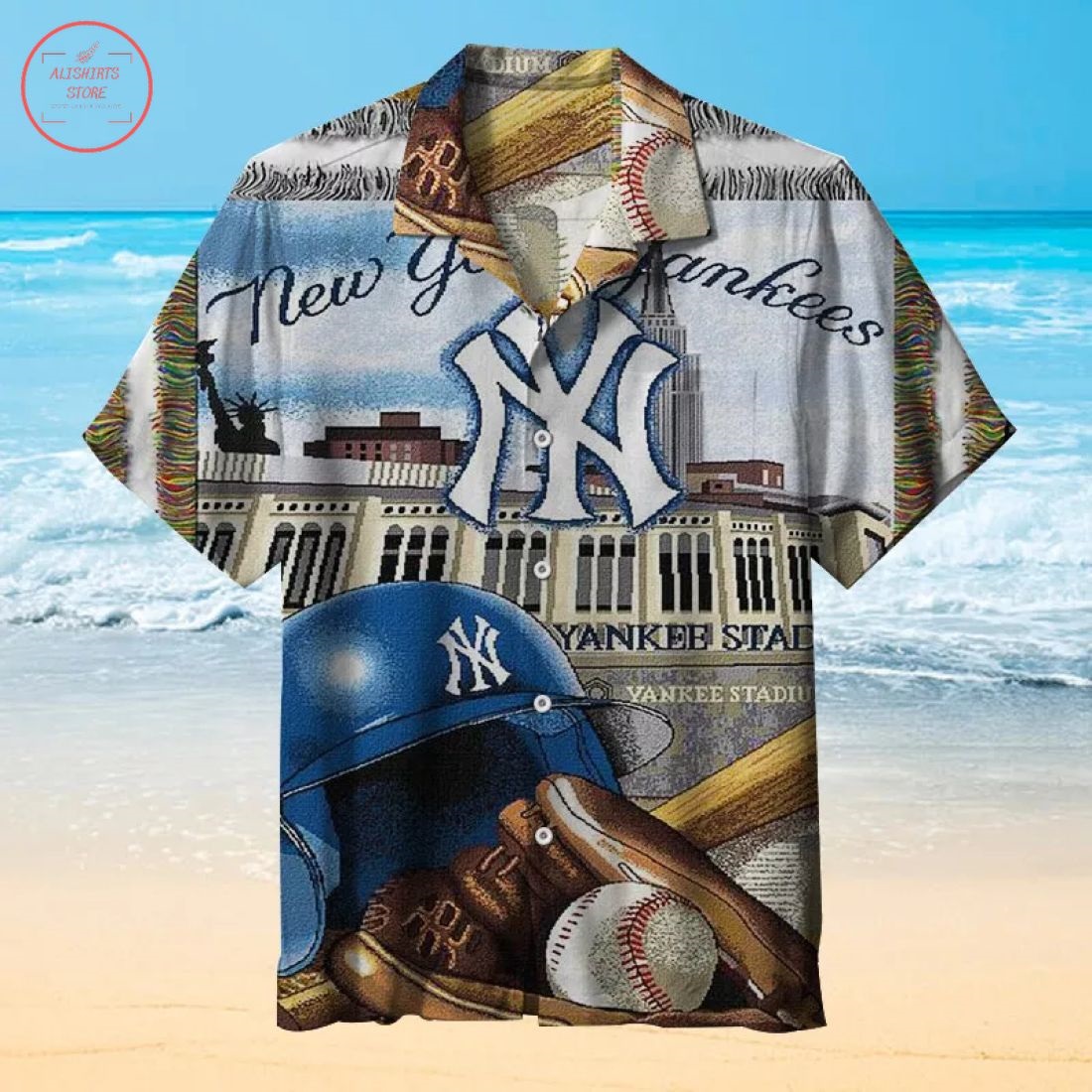 Mlb New York Yankees Hawaiian shirt