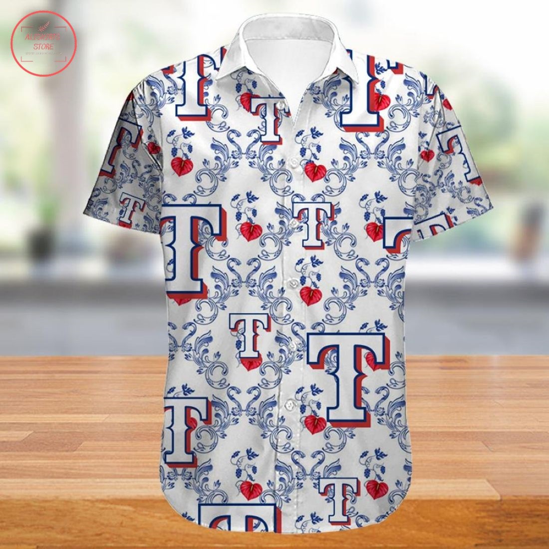 Mlb Texas Rangers Hawaiian Shirt