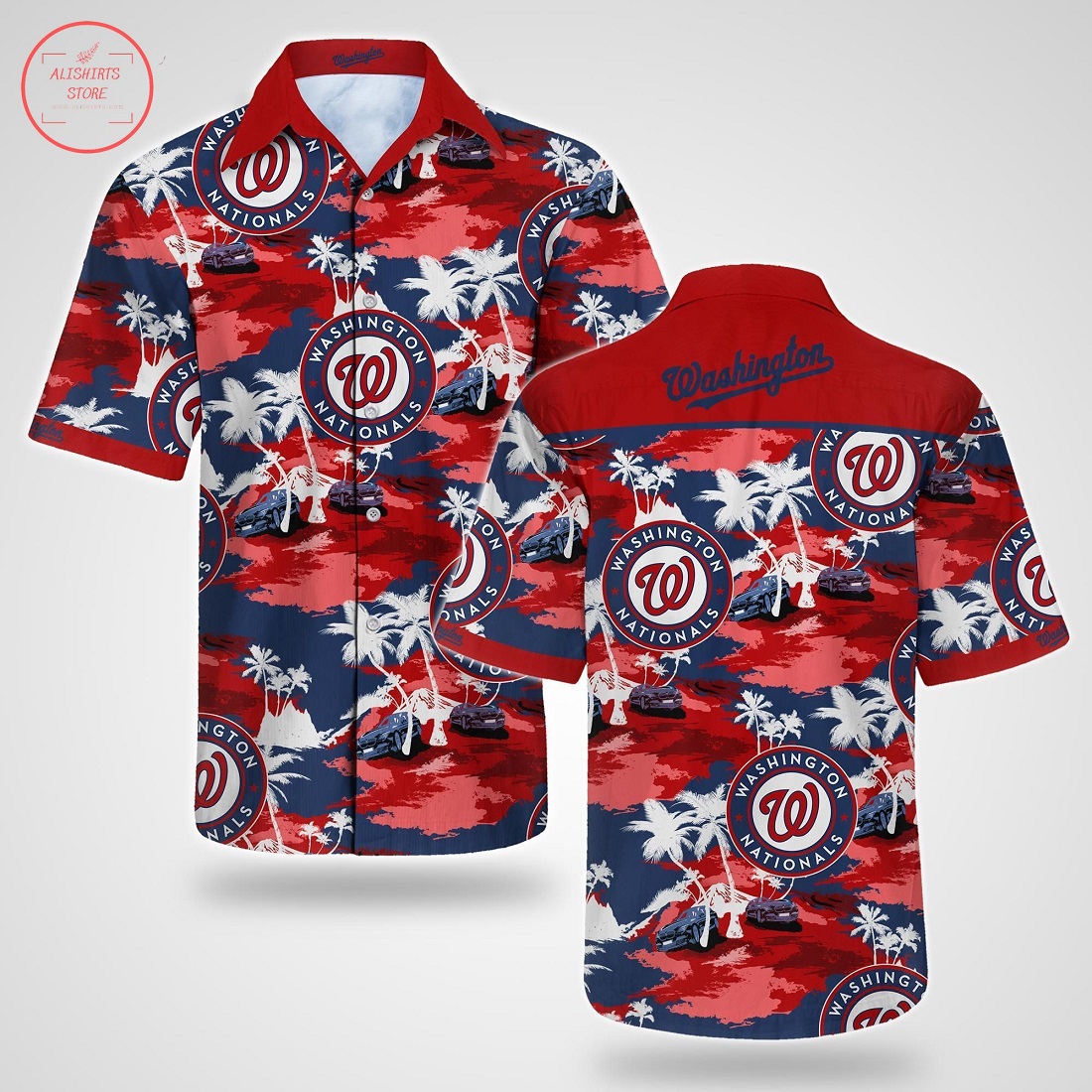 Mlb Washington Nationals Hawaiian shirt