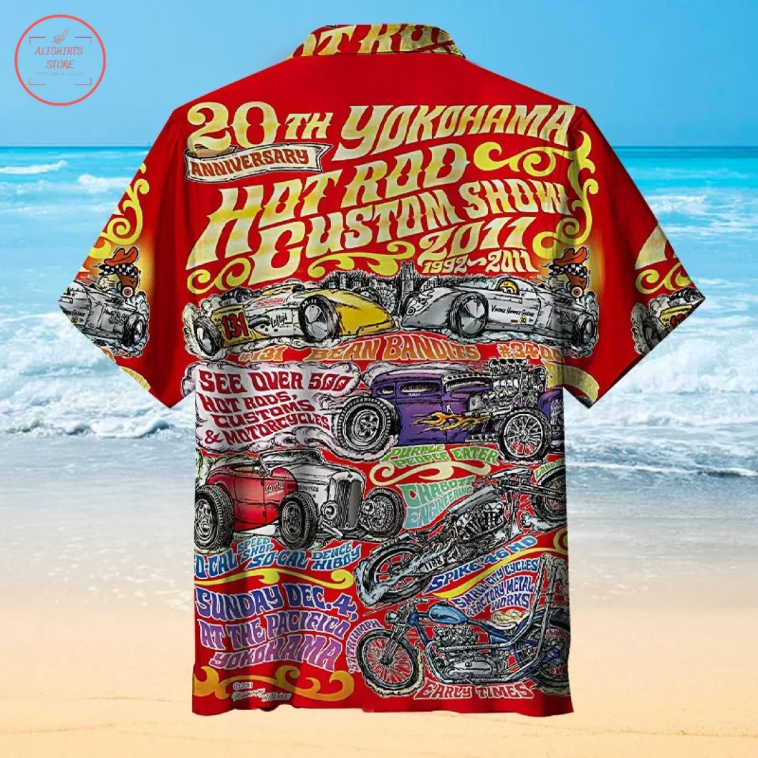 Mooneyes Hot Rod Hawaiian Shirt