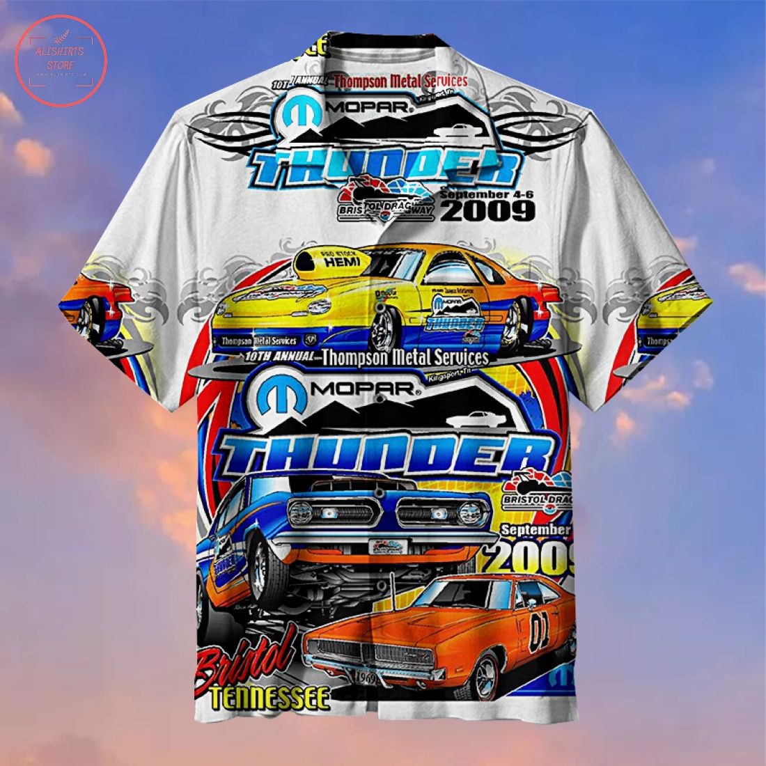 Mopar Thunder Hawaiian Shirt