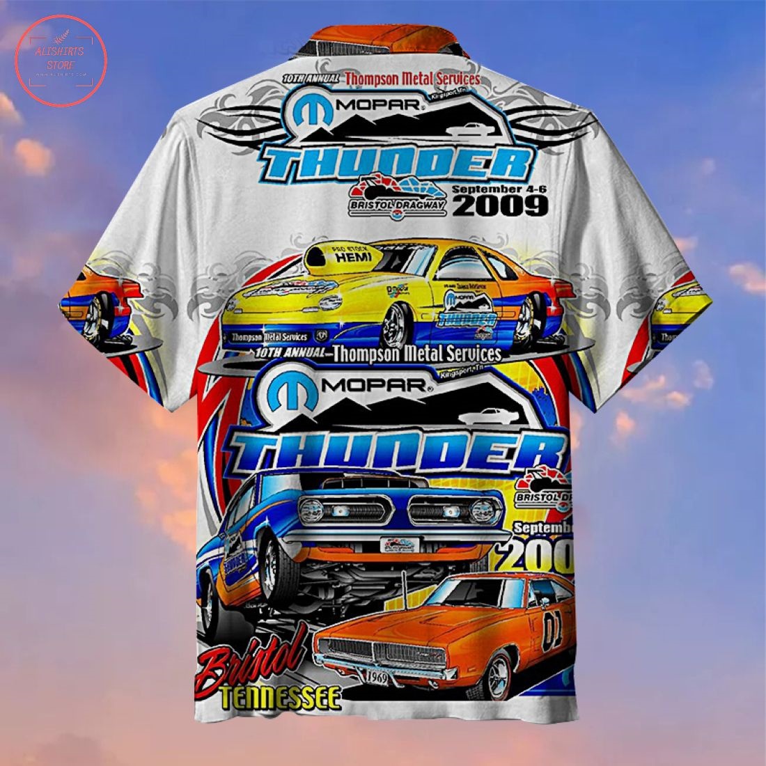 Mopar Thunder Hawaiian Shirt