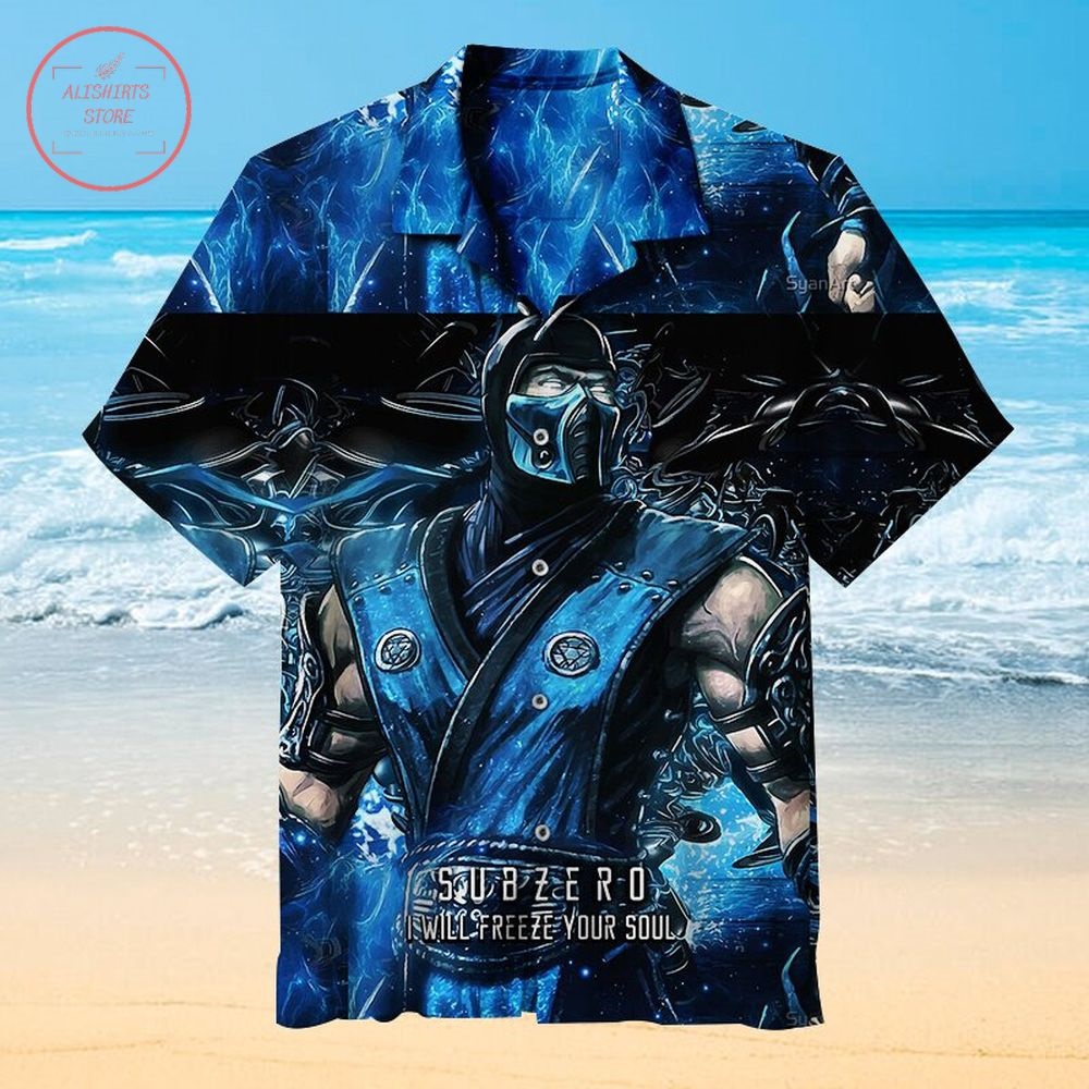 Mortal Kombat Subzero Hawaiian Shirt