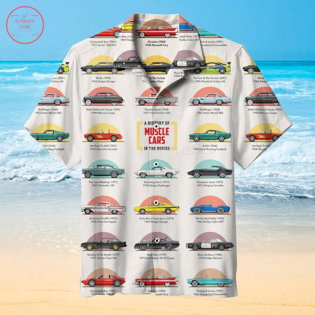 Muscle Cars Hawaiian Shirt