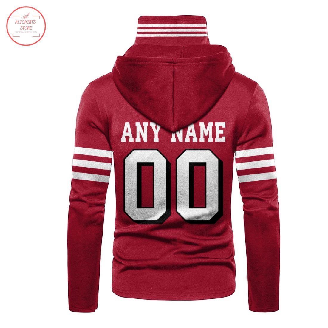 NFL San Francisco 49ers Personalized Gaiter Hoodie