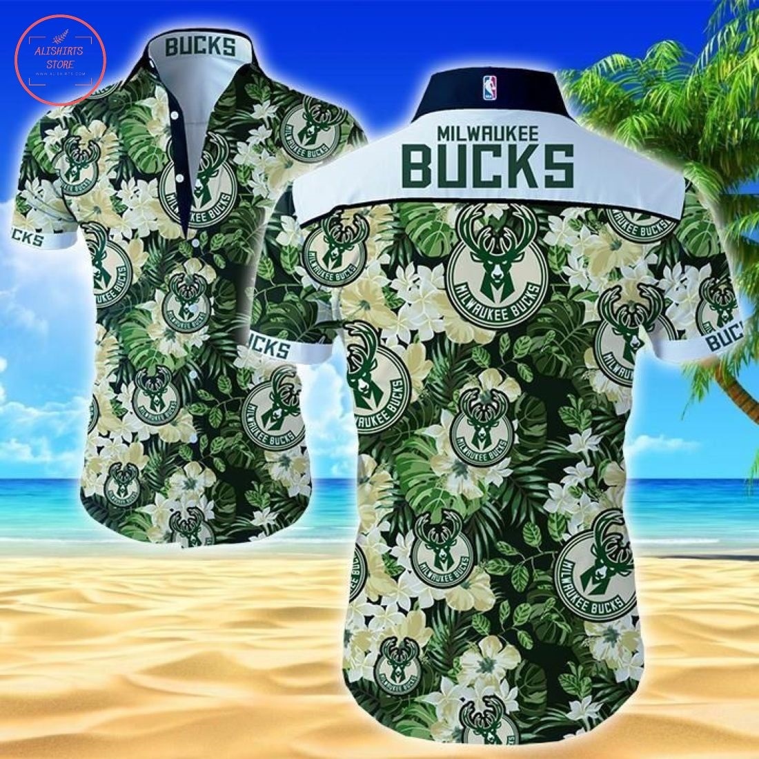 Nba Milwaukee Bucks Hawaiian Shirt