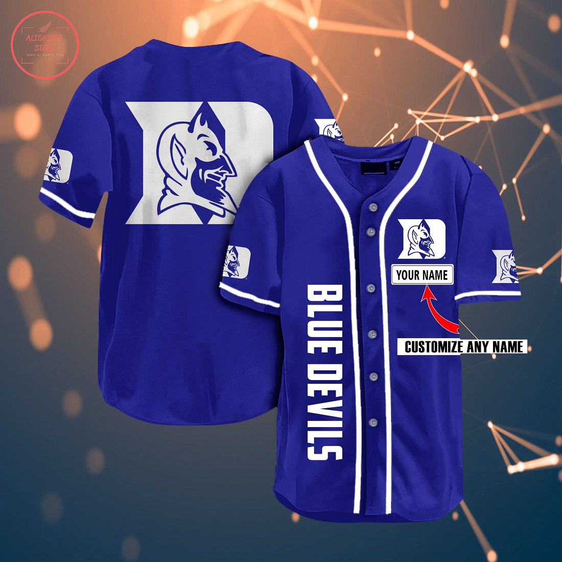 Ncaa Duke Blue Devils Personalized Baseball Jersey