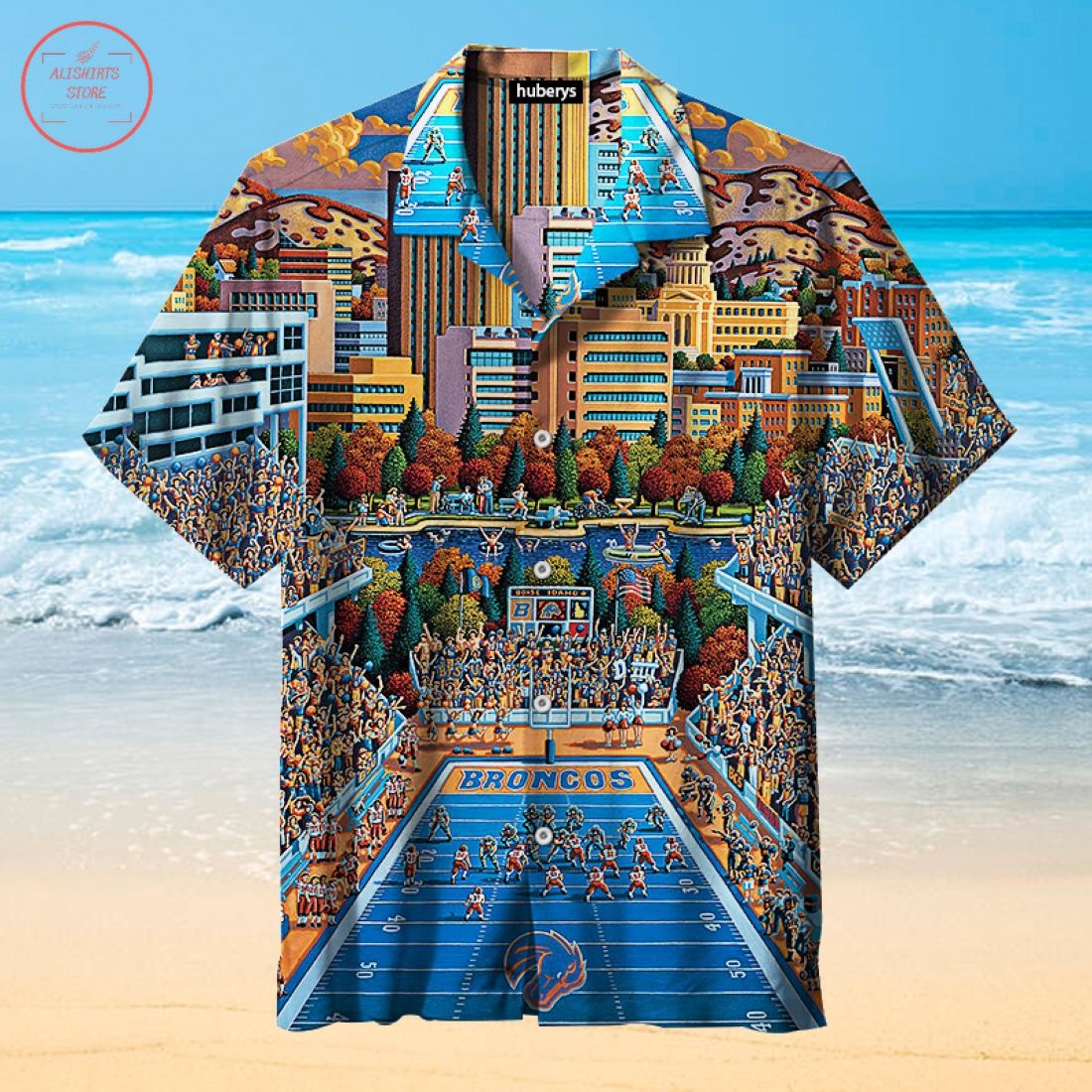 Nfl Boise State Broncos Hawaiian Shirt