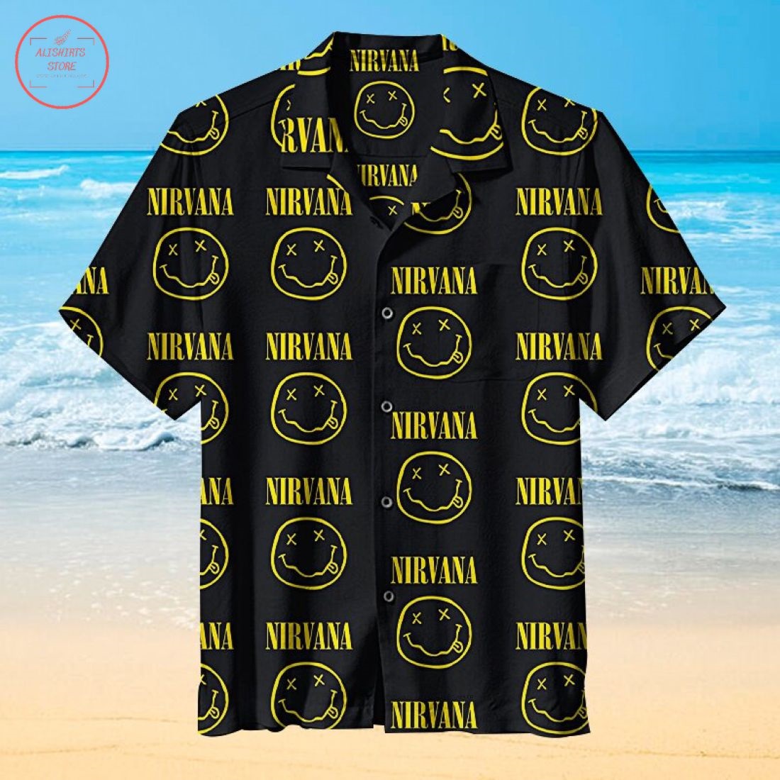 Nirvana Rock Band Hawaiian Shirt