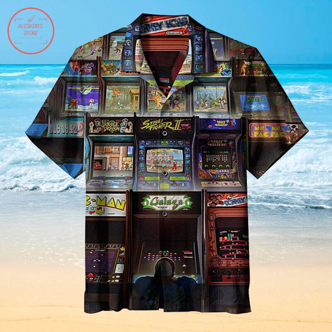Nostalgic Arcade Game Hawaiian Shirt