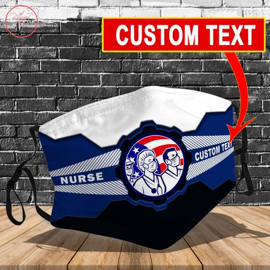 Nurse Personalized Custom Face Mask