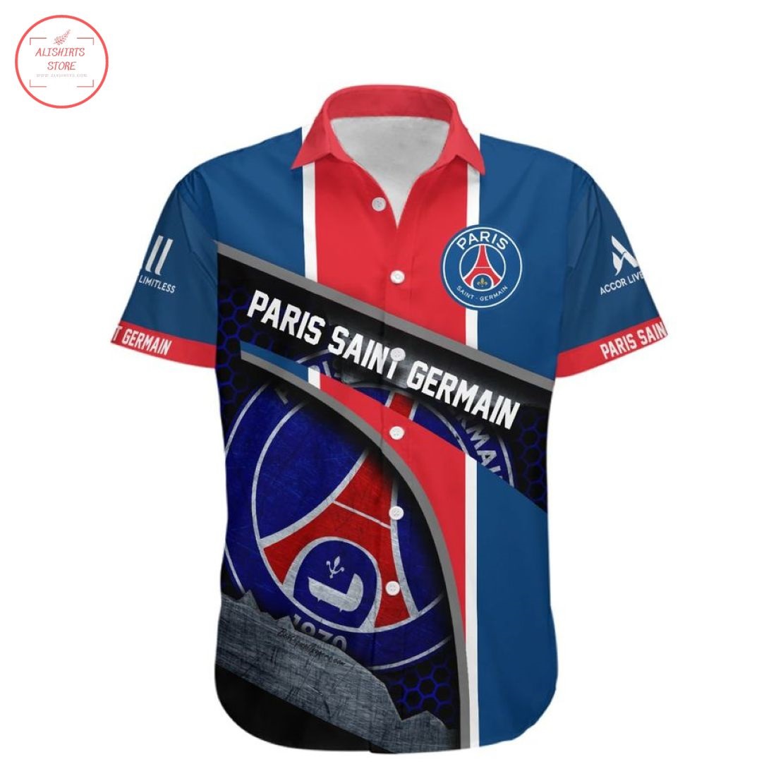 Paris Saint-German Fc Hawaiian Shirt