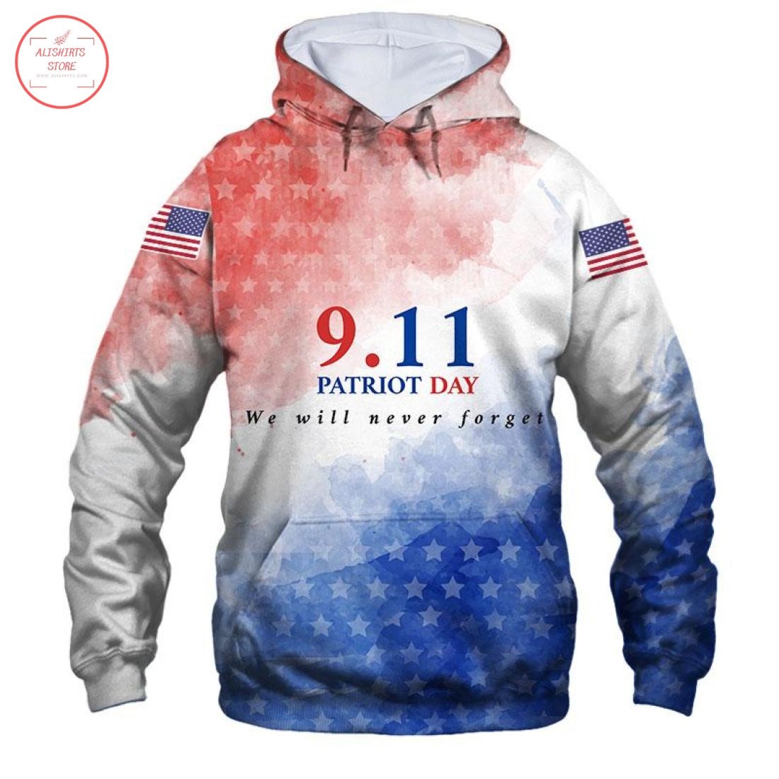 Patriot Day We Will Never Forget Shirts 3D Full Printing