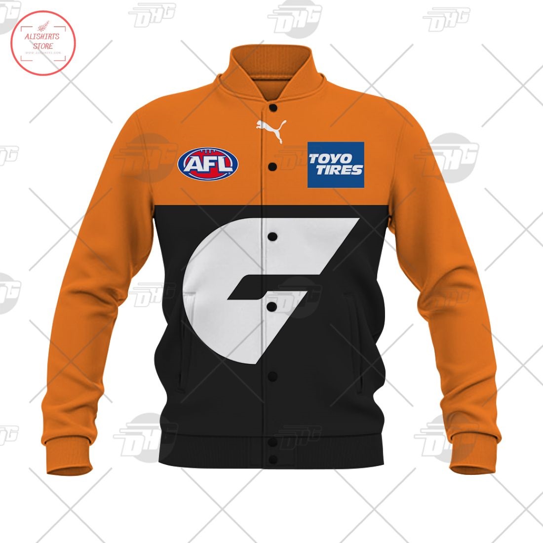 Personalized AFL Gws Giants 2021 Letterman Jacket