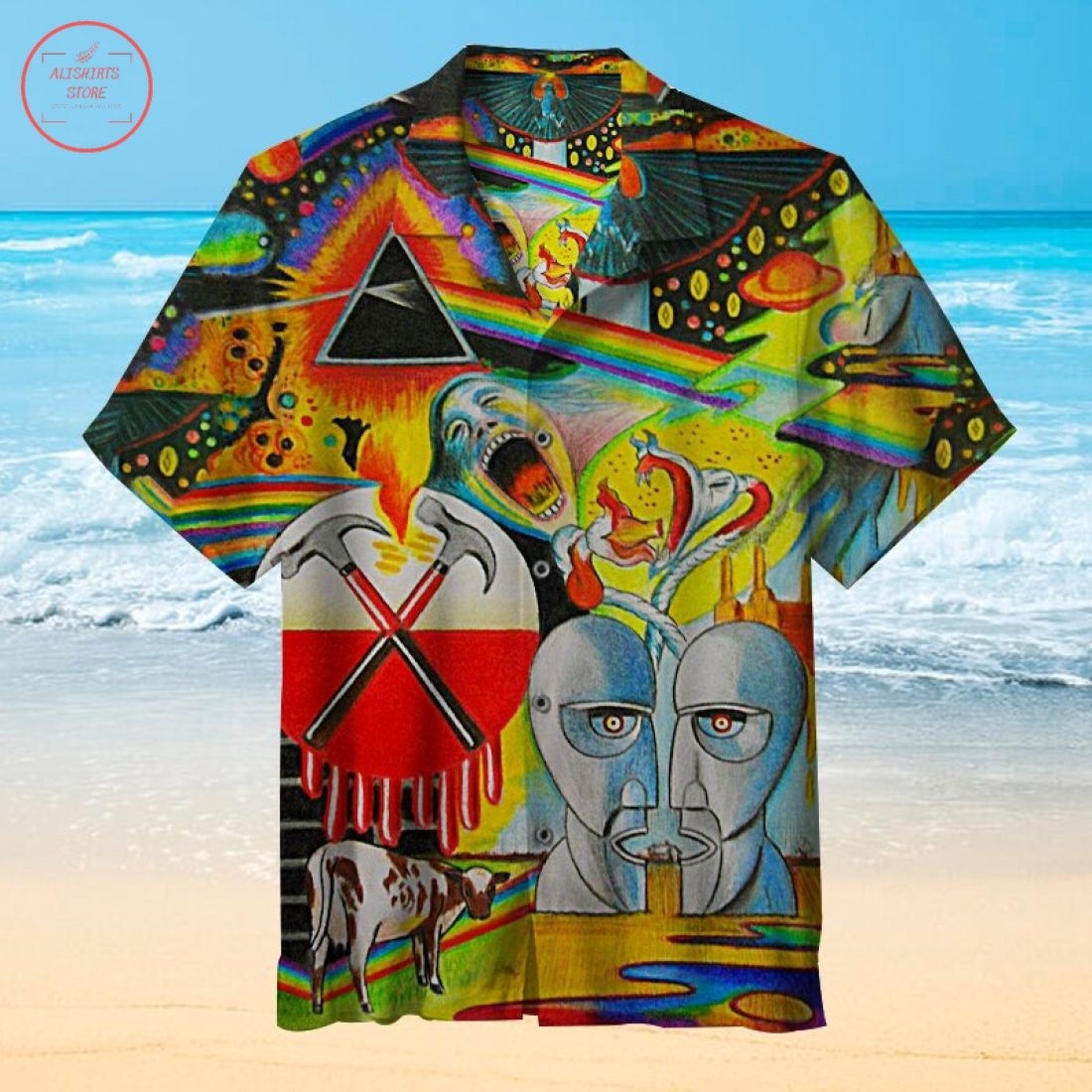 Pink Floyd Dark Side Of The Moon Hawaiian Shirt