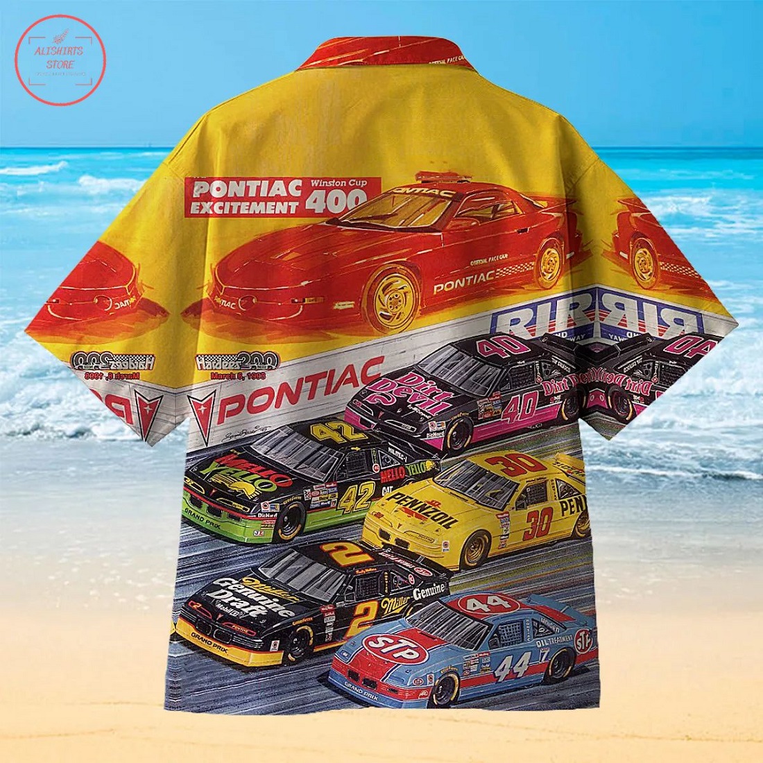 Pontiac Excitement 400 Hawaiian Shirt