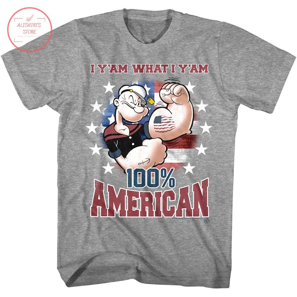 Popeye The Sailorman 100% American Shirt