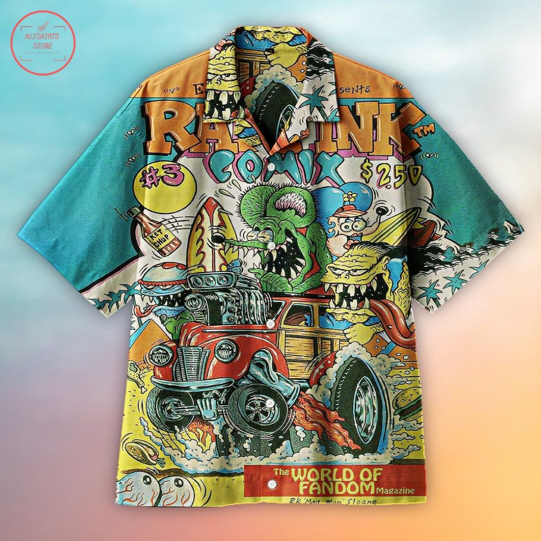 Rat Fink Hawaiian Shirt