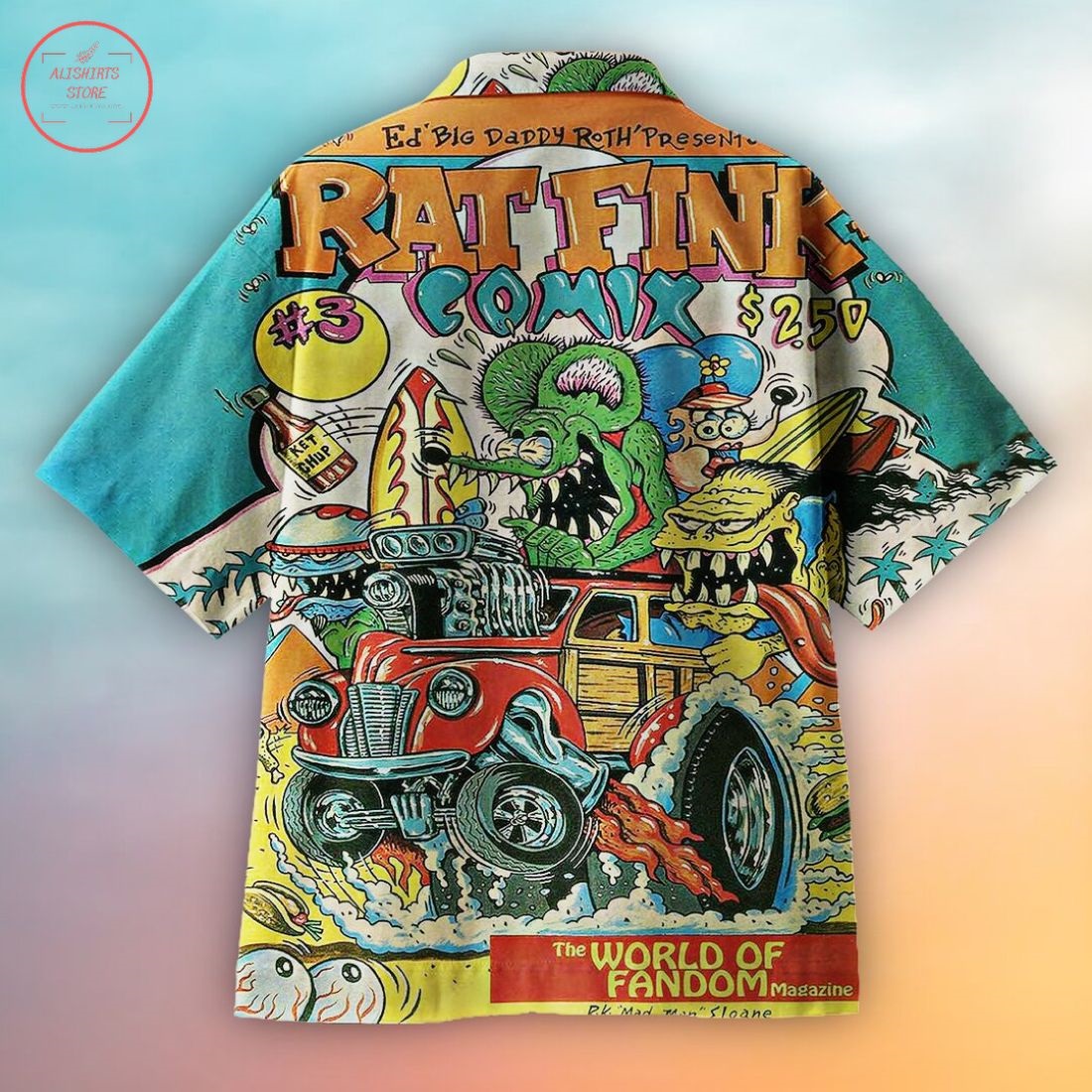 Rat Fink Hawaiian Shirt