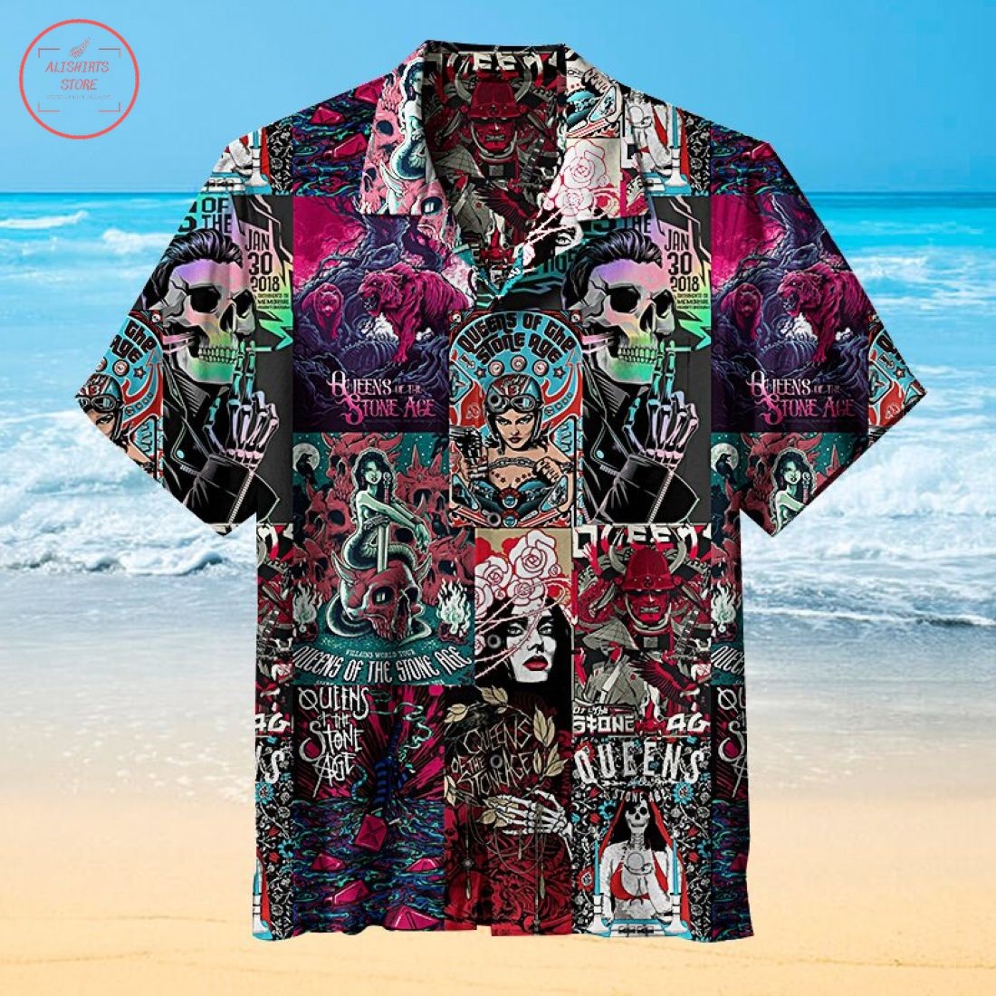 Rock and Roll Universal Hawaiian Shirt