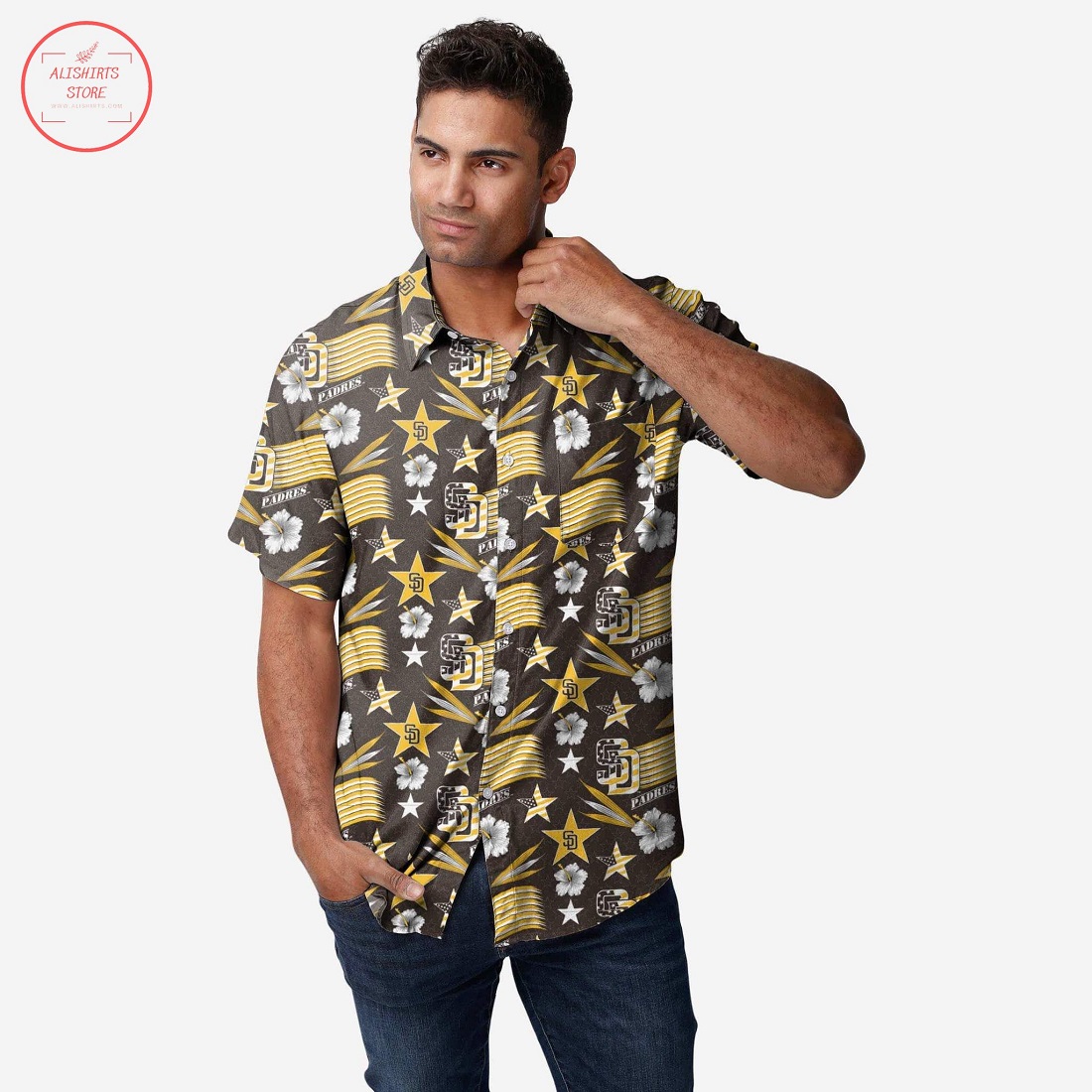 San Diego Padres Americana Hawaiian Shirt