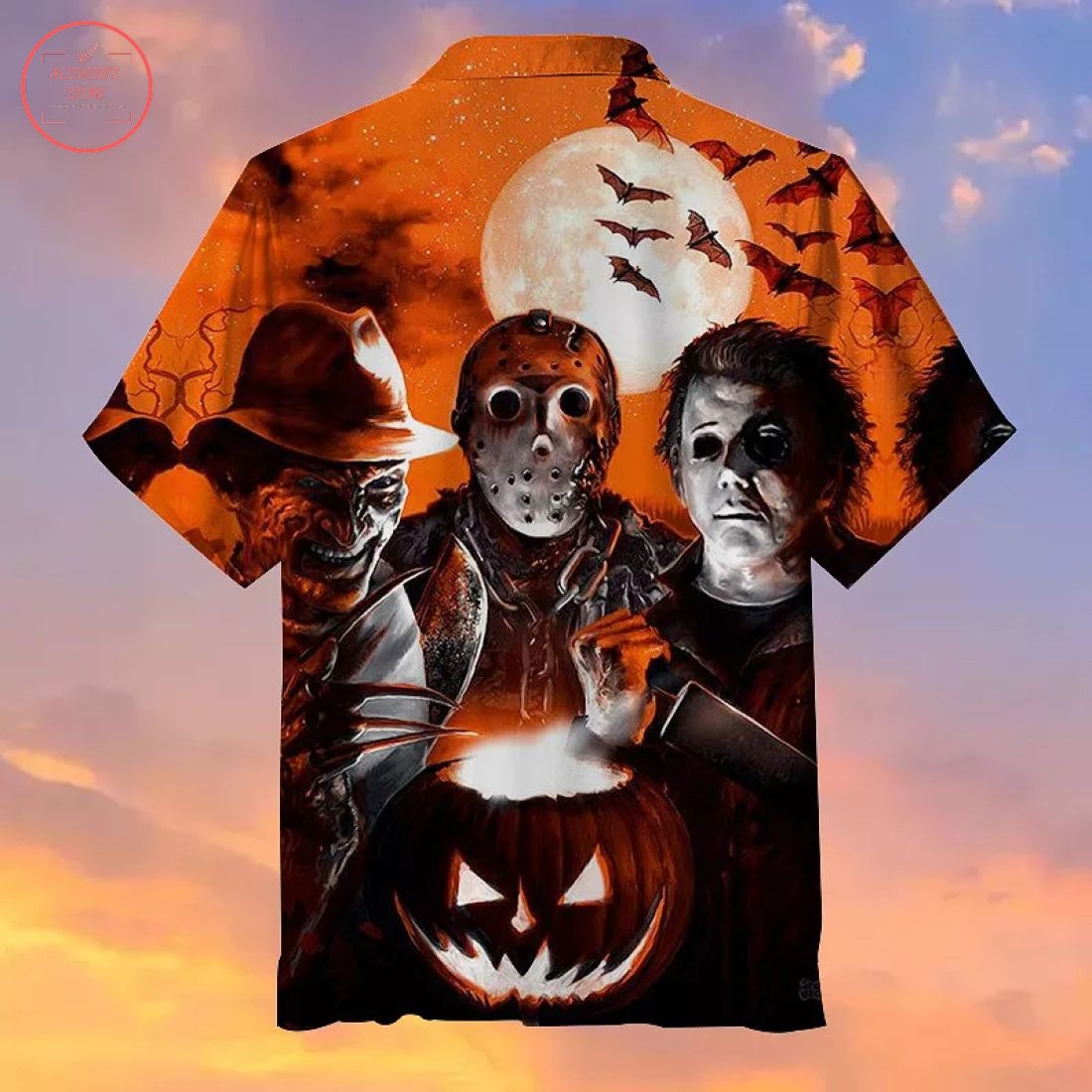 Scary Halloween Hawaiian Shirt