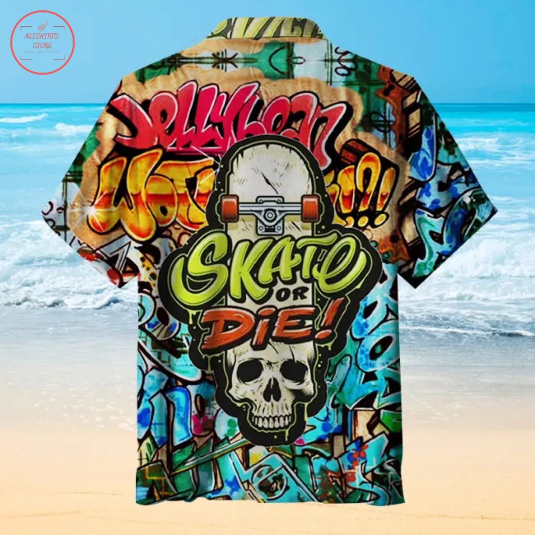 Skate or Die Hawaiian Shirt
