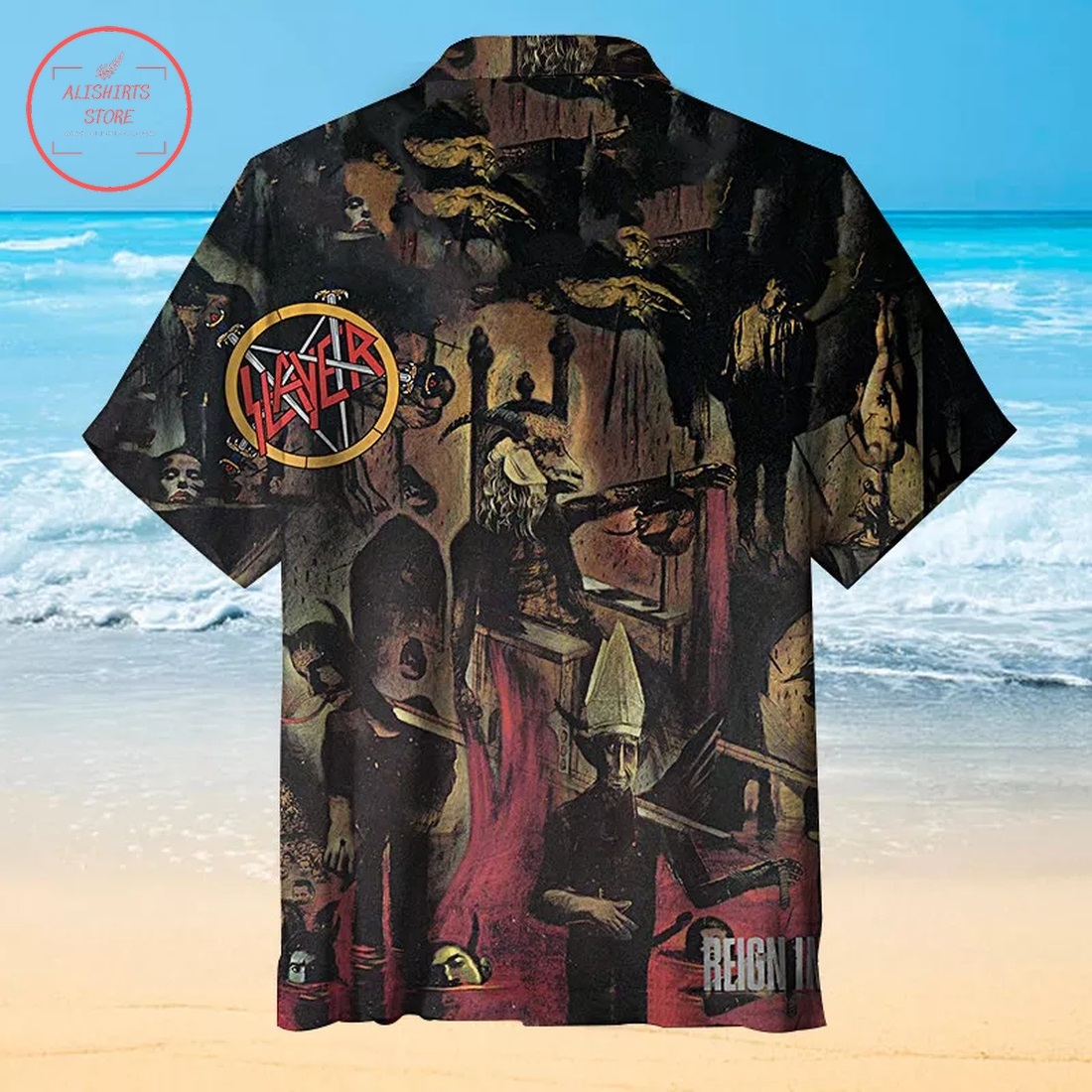 Slayer Angel of Death Hawaiian Shirt