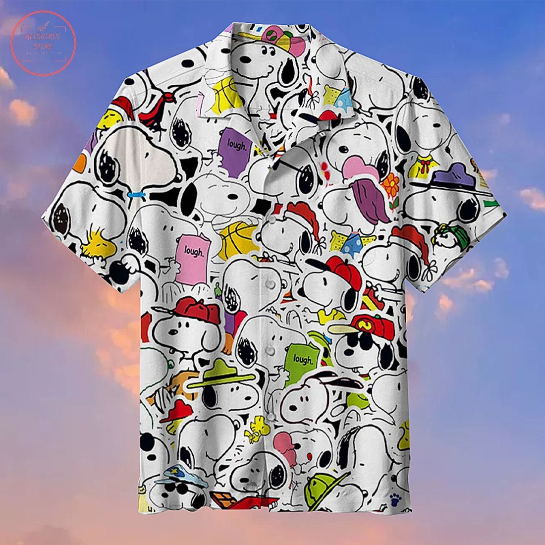 Snoopy Lough Commemorative Hawaiian Shirt