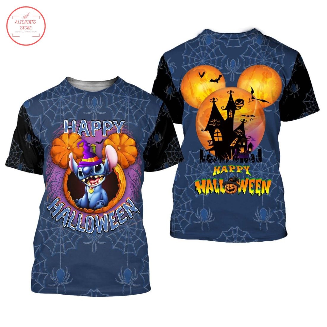 Stich Disney Happy Halloween Shirt