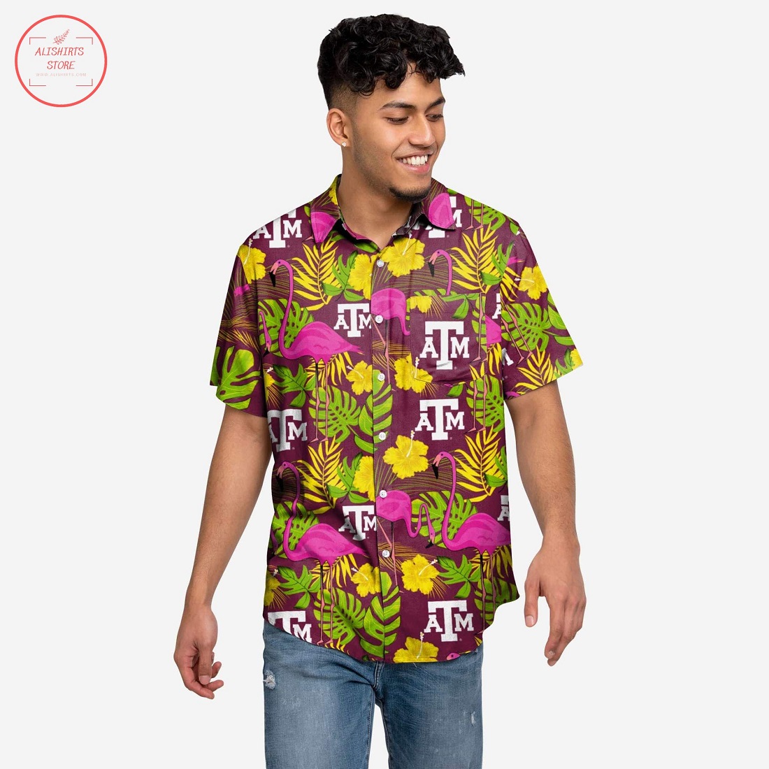 Texas A&M Aggies Highlight Hawaiian Shirt