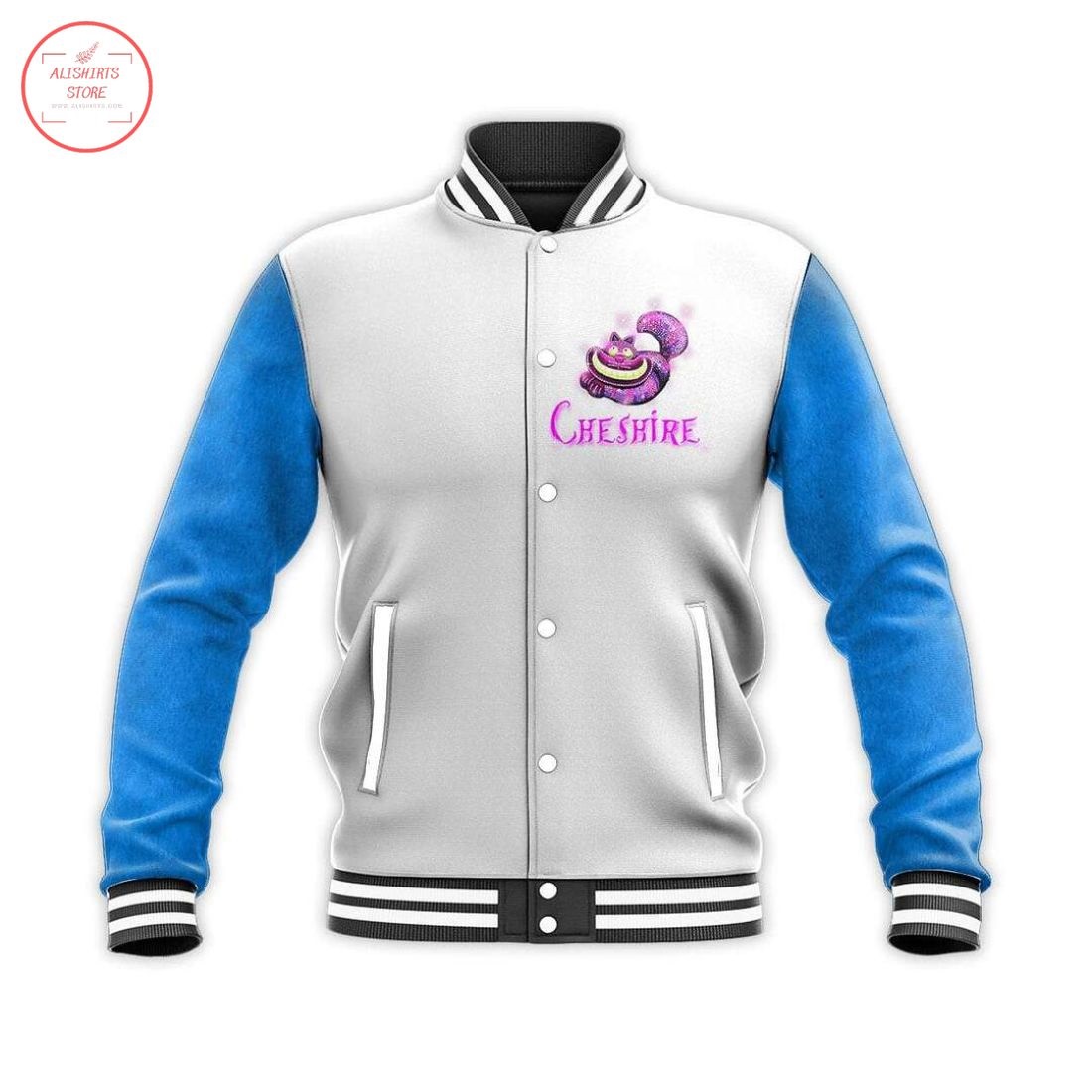 The Cheshire Mad Cat Letterman Jacket