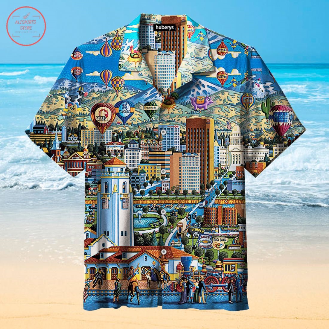 The City of Trees Boise Hawaiian Shirt