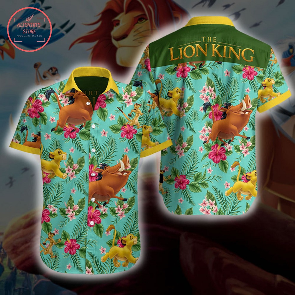 The Lion King Kion Hawaiian Shirt Summer Button Up